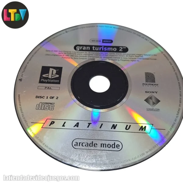 CD Gran Turismo 2 PS1