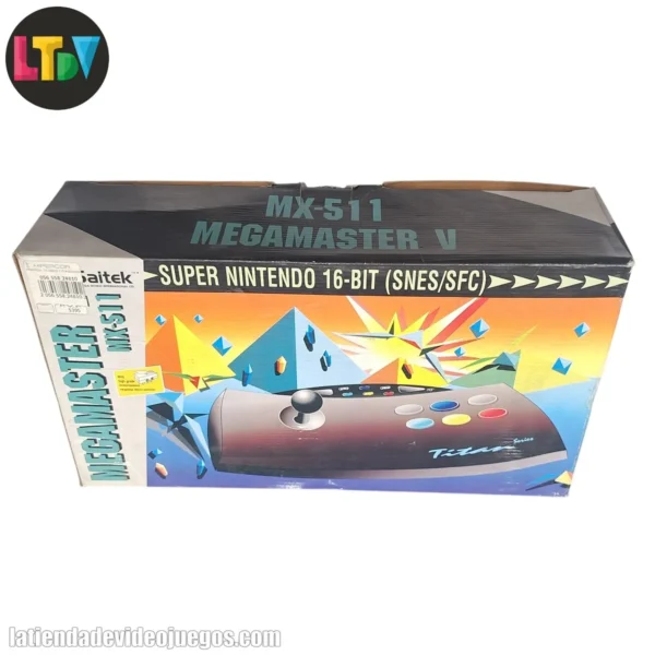 Mando arcade Saitek MX-511 Megamaster V SNES