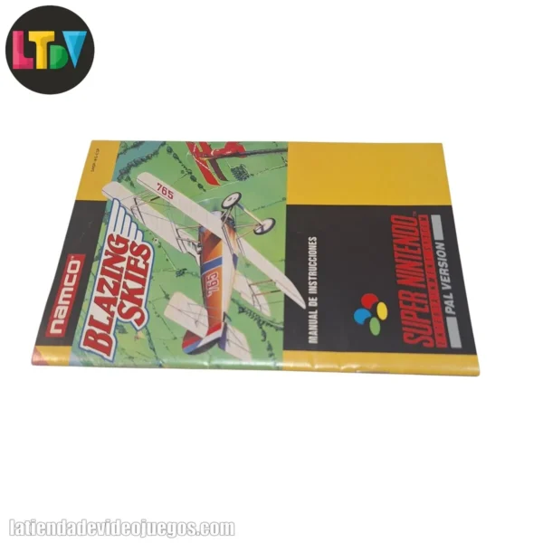 Manual Blazing Skies SNES