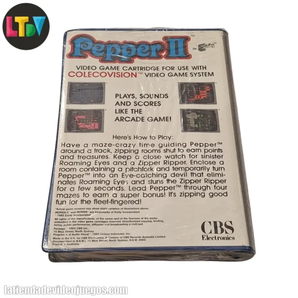 Pepper II Colecovision CBS - Imagen 2
