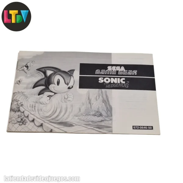 Sonic R Manual Comprar Manual Sonic the Hedgehog Game Gear Todos los modelos
