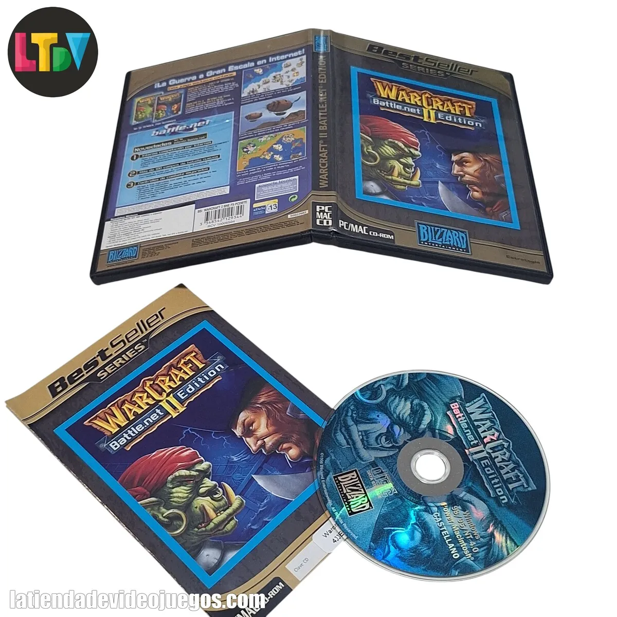 Warcraft 2 Battle Net Editio PC CD ROM